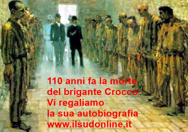 Crocco nel carcere di Portoferrato (il primo a destra)